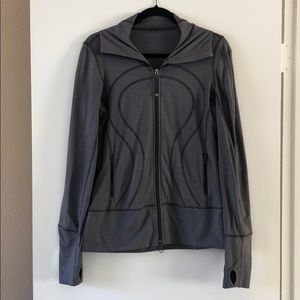 Lululemon Gray lightweight Zipped Jacket 8